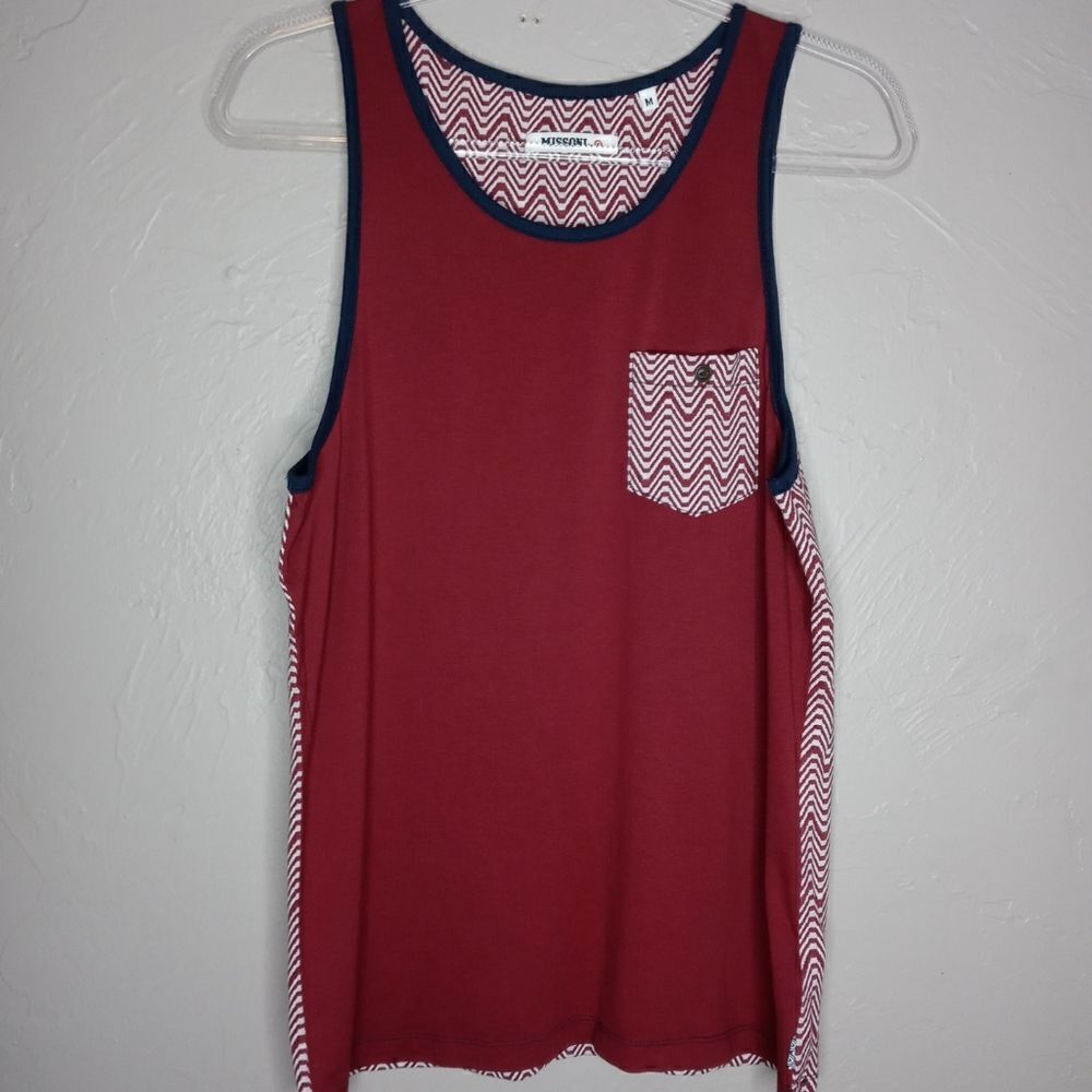 Missoni for Target Burgundy Missoni Print Tank